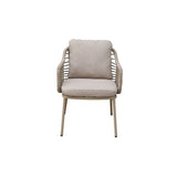 Luna dining tuinstoel | rope | beige | Min afname 2 st