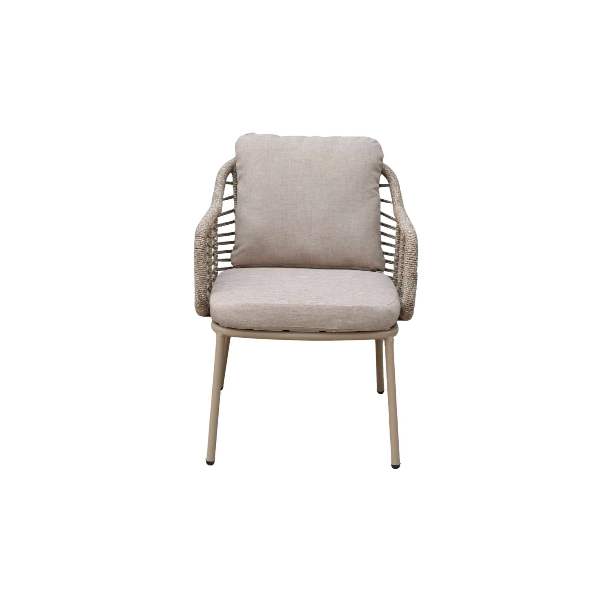Luna dining tuinstoel | rope | beige | Min afname 2 st