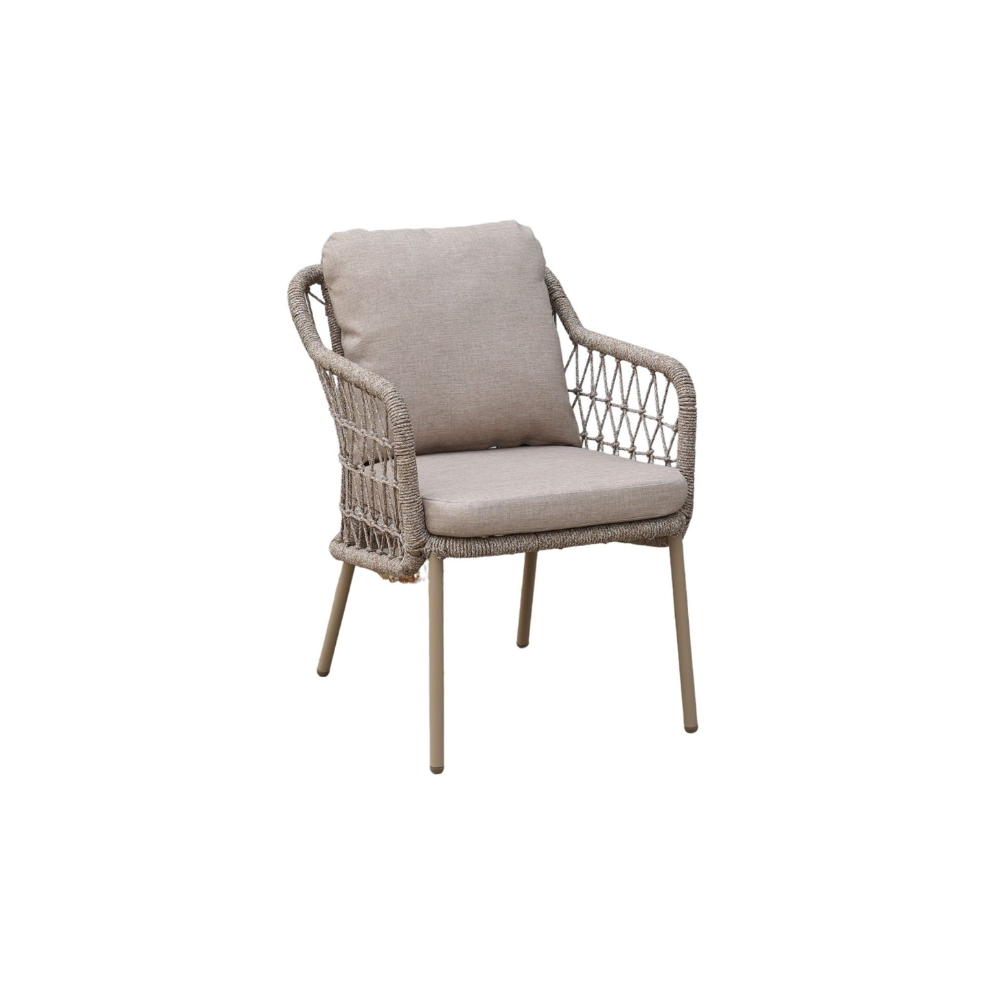 Nova dining tuinstoel | rope | beige | Min afname 2st