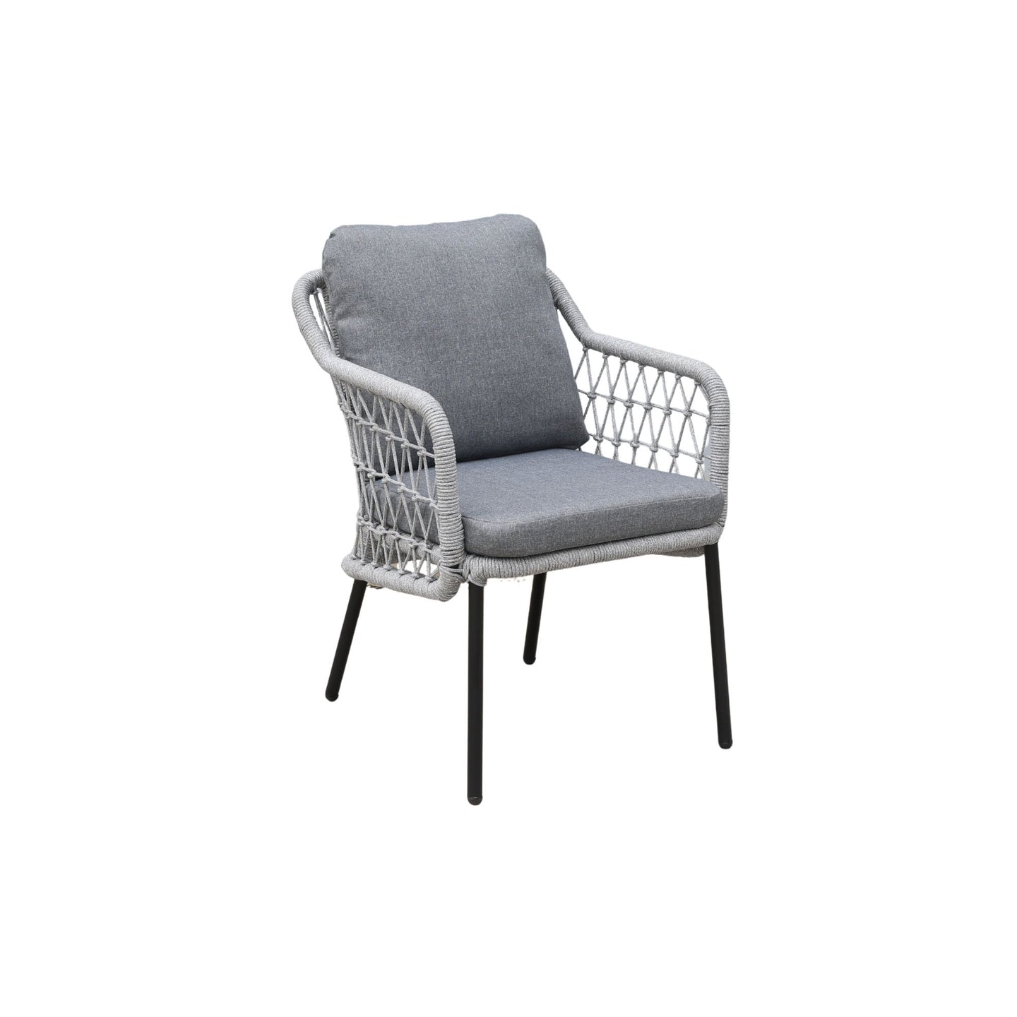 Nova dining tuinstoel | rope | lichtgrijs | Min afname 2st