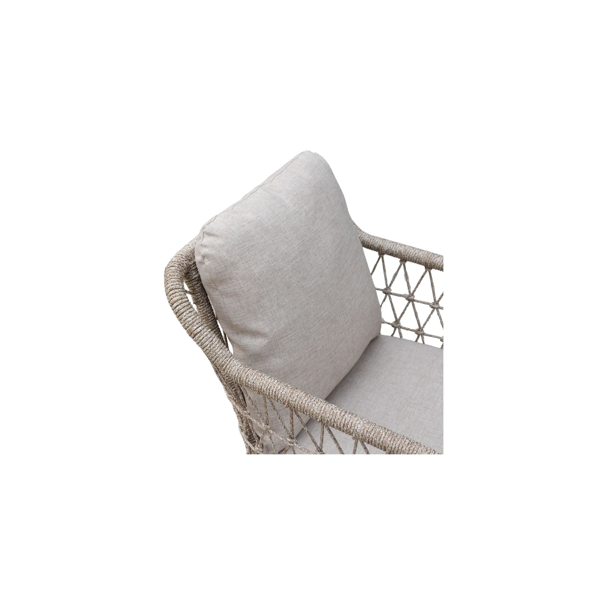 Nova dining tuinstoel | rope | beige | Min afname 2st