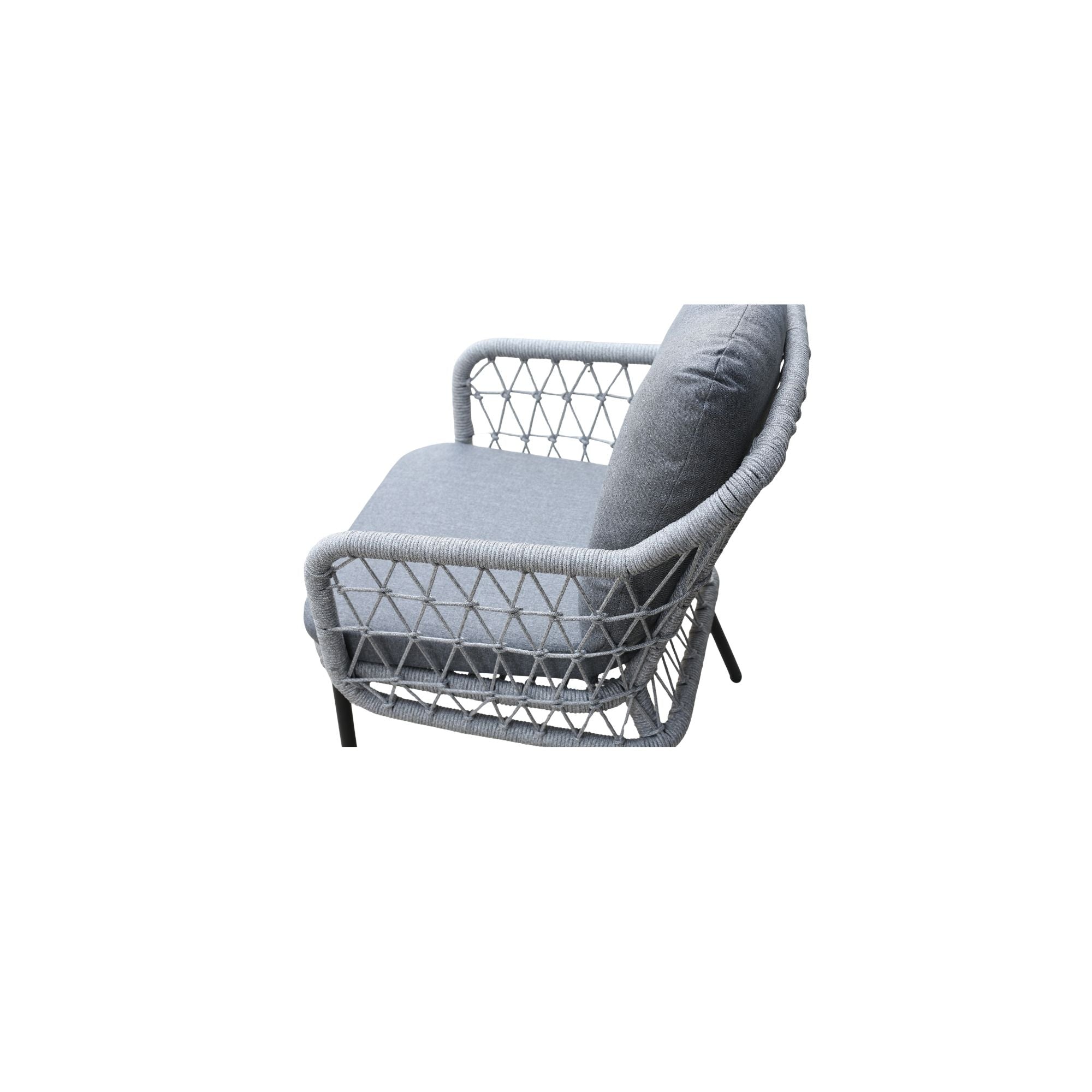 Nova dining tuinstoel | rope | lichtgrijs | Min afname 2st