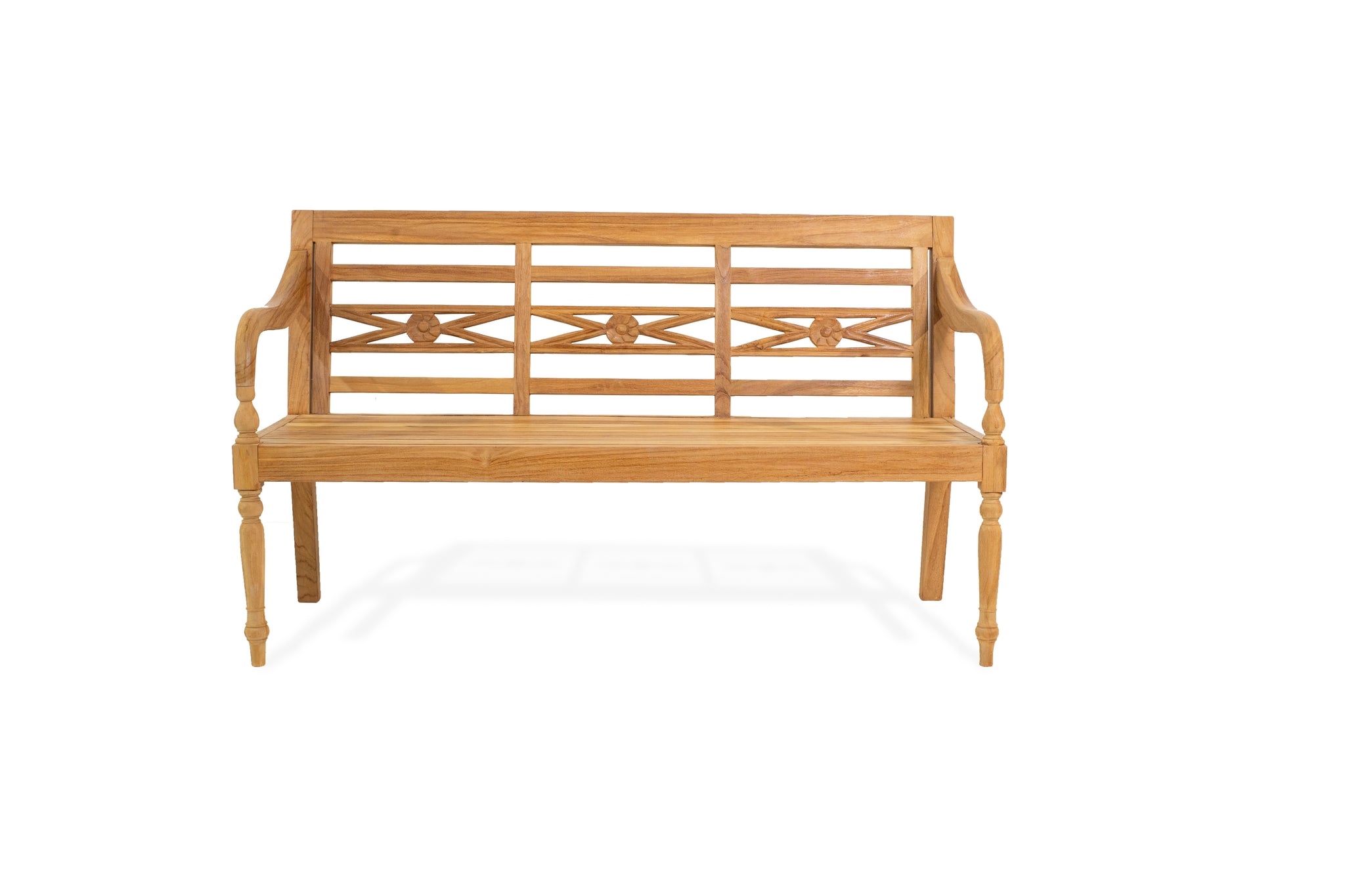 Stationsbank 150cm | hardhout