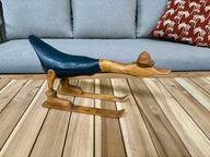 Ski Eend | Bamboe | Blauw