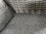 Windsor 240cm oud teak |Bretagne dining verstelbaar as grijs| dining tuinset 7-dlg