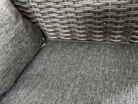 Windsor 240cm oud teak |Bretagne dining verstelbaar as grijs| dining tuinset 7-dlg