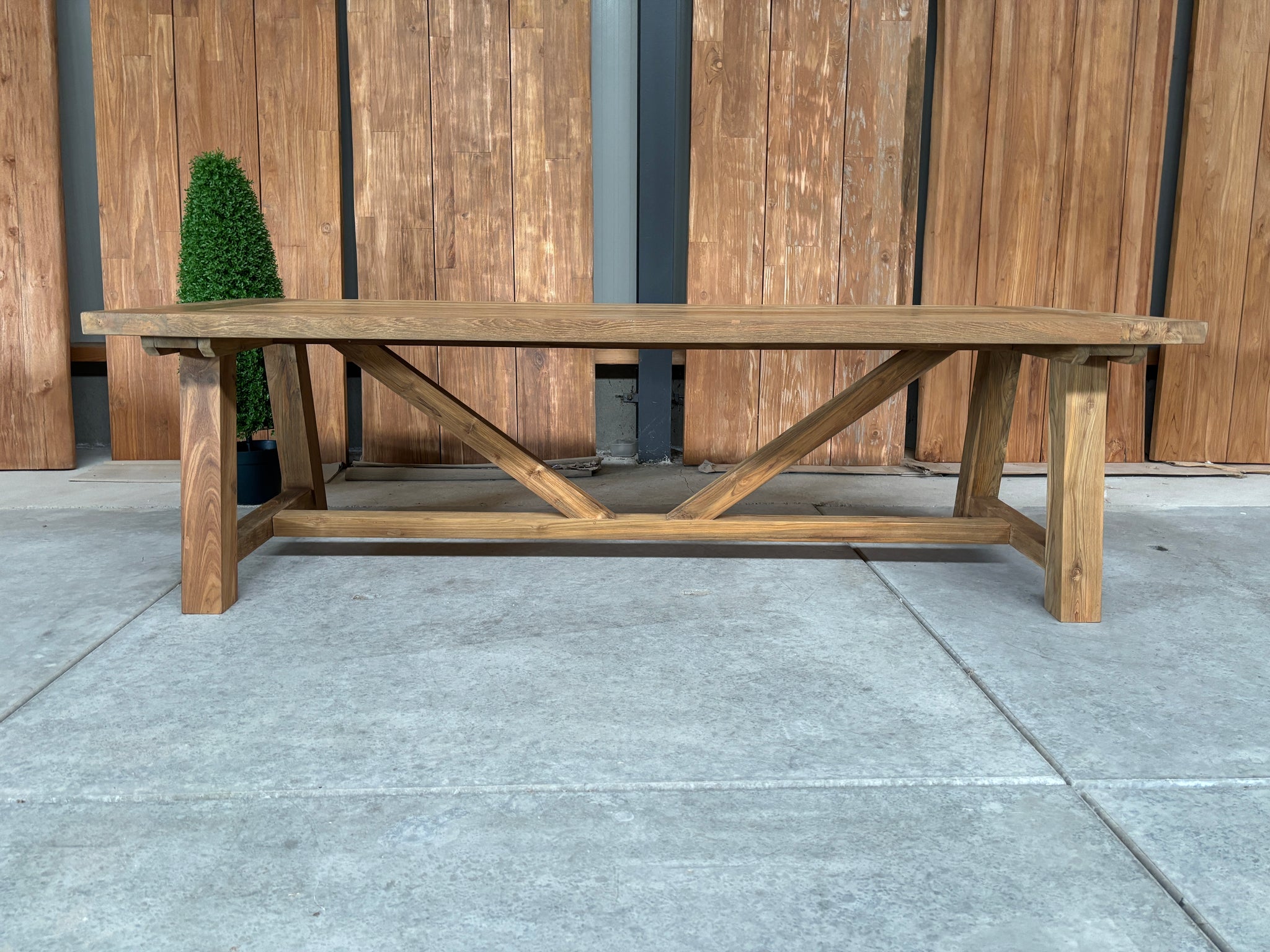 Muiderslot tuintafel 260 | gerecycled teak
