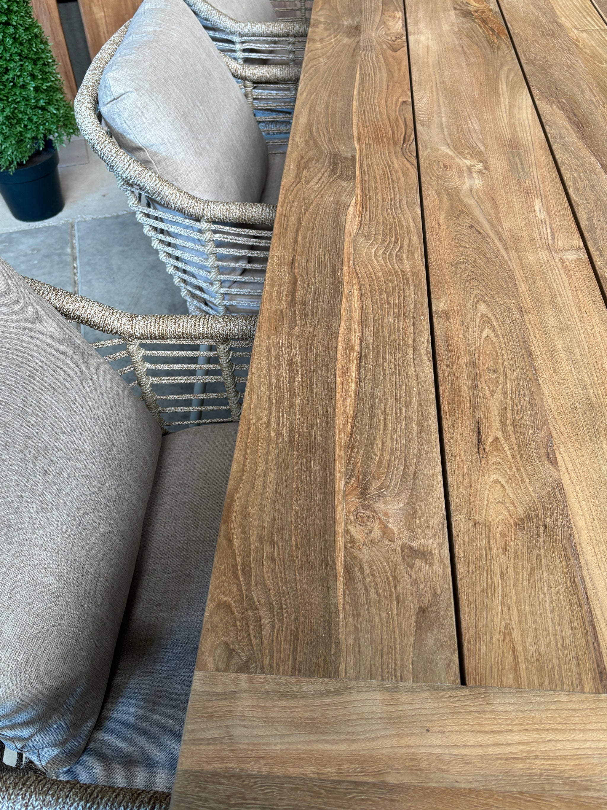 Muiderslot tuintafel 260 | gerecycled teak
