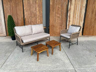 Cayman II loungeset | Naturel | Wicker loom