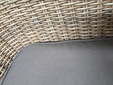 Lena dining hoge rug tuinstoel | wicker | Mix beige | Min afname 2st