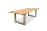 Royce  tuintafel 200cm | oud teak | U poot beige