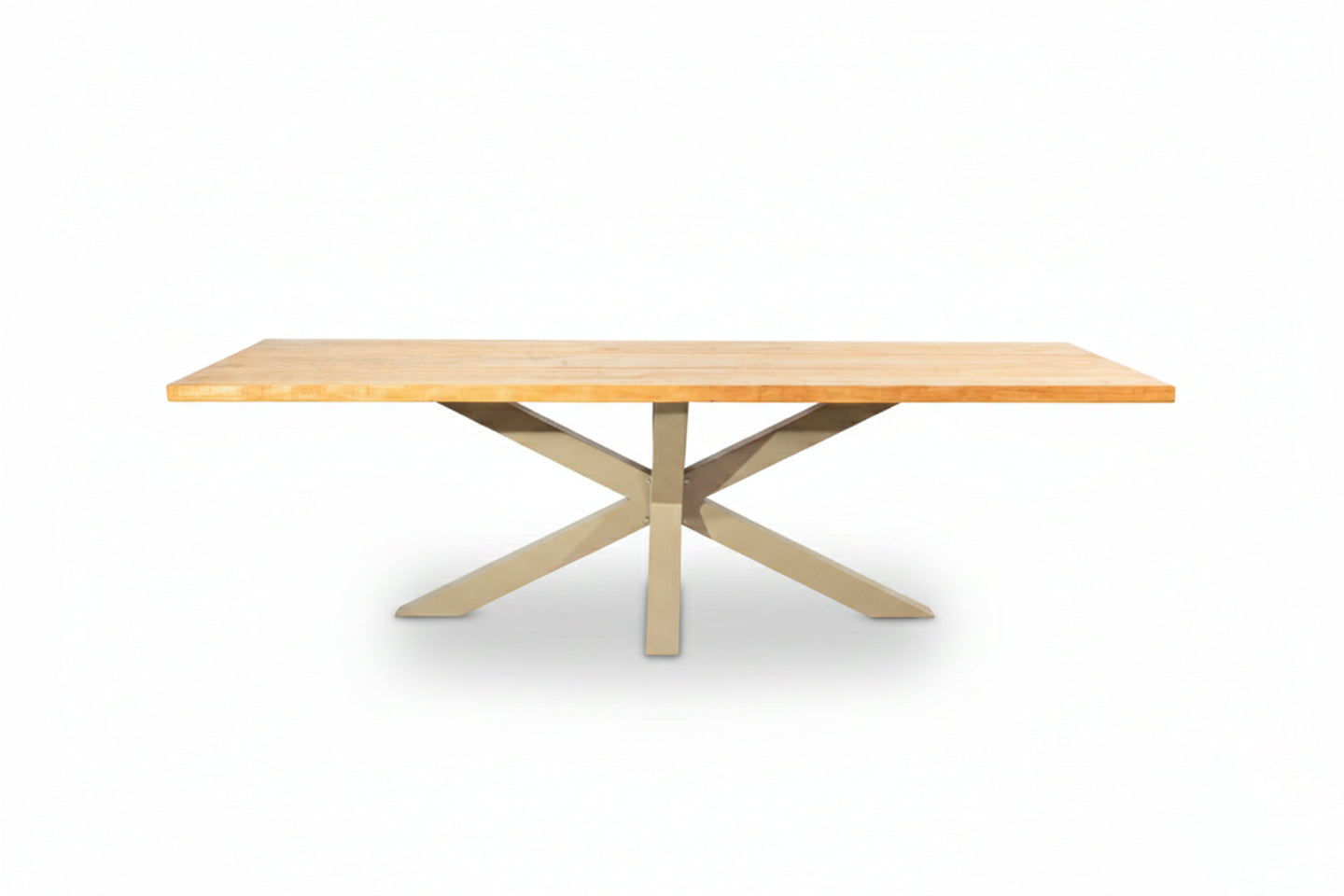 Royce tuintafel 200cm | oud teak | Matrix poot beige