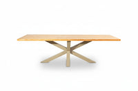 Royce tuintafel 260cm | oud teak | Matrix poot beige