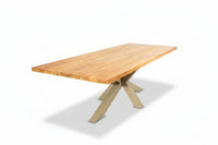 Royce tuintafel 260cm | oud teak | Matrix poot beige