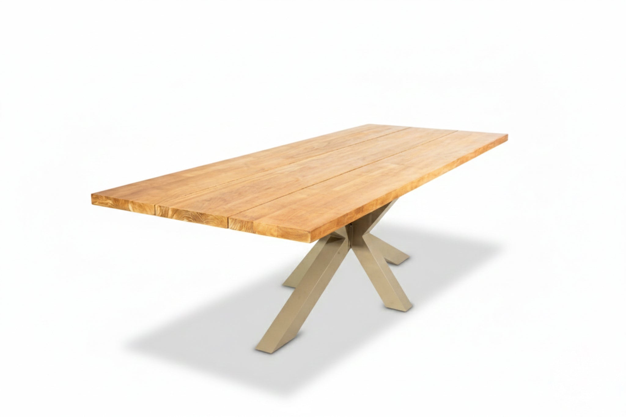 Royce tuintafel 260cm | oud teak | Matrix poot beige
