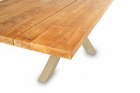 Royce tuintafel 260cm | oud teak | Matrix poot beige