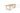 Bentley tuintafel 220cm | oud teak boomschors | U poot beige