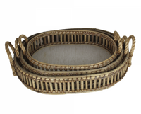 Butlertray ovaal | bamboe