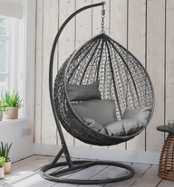 Hangei | Wicker Lichtgrijs